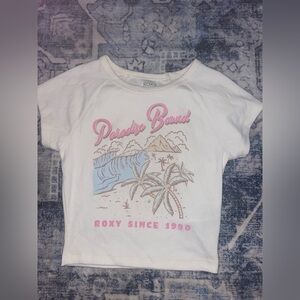 Roxy women’s Graphic crop top